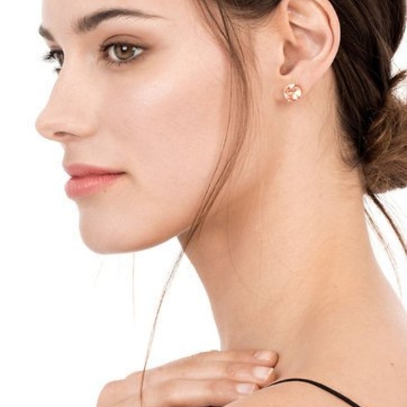 :: Stella & Dot Luxe Studs - Yellow - Picture 5 of 6